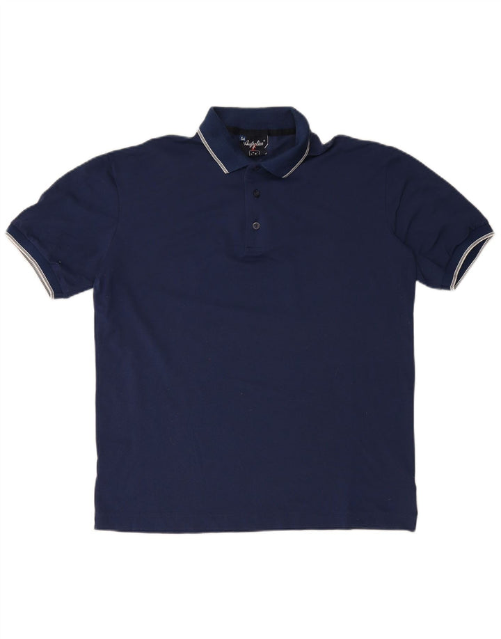 AUSTRALIAN L'ALPINA Herren Poloshirt IT 54 XL Marineblau Polyamid