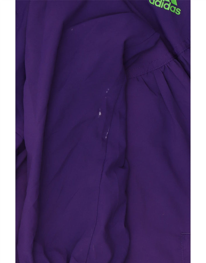 Adidas Damen-Trainingsanzug mit Kapuze, Top-Jacke, UK 16, Größe L, Lila, Polyester