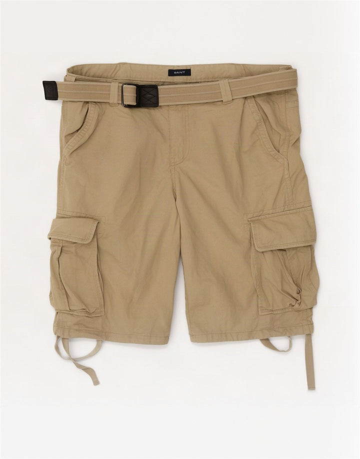 Gant Herren Cargoshorts W36 Large Beige Baumwolle