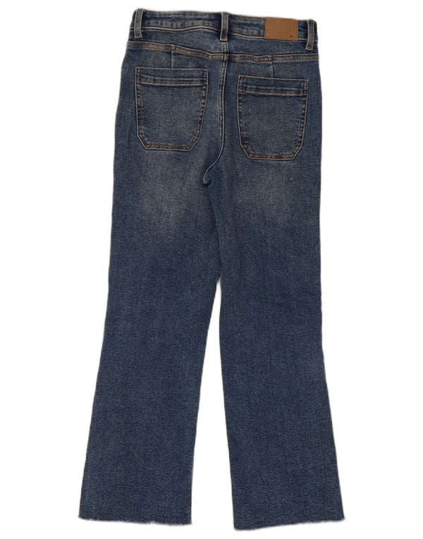 Zara Damen Bootcut-Jeans mit hoher Taille, EU 34, 2XS, W24, L26, Blau