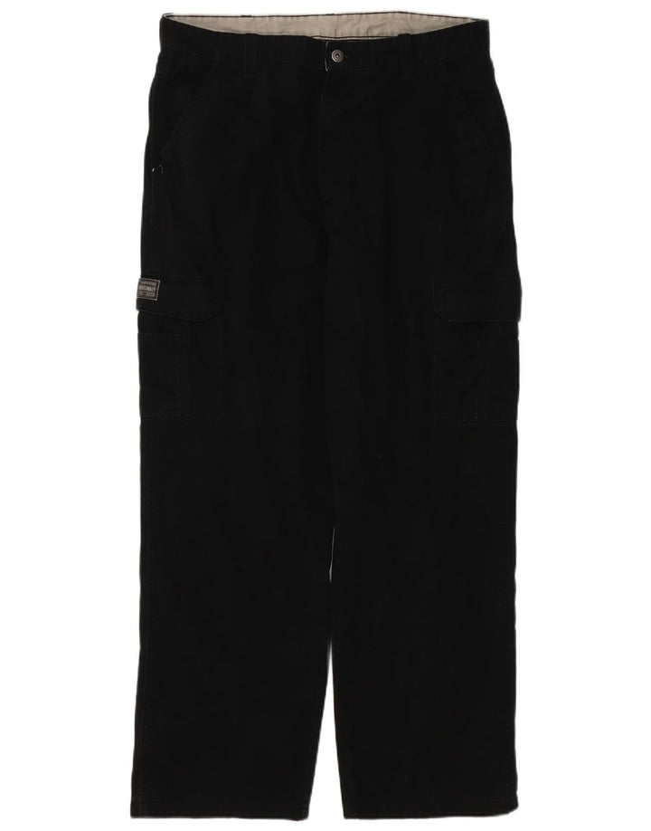 Wrangler Herren gerade Cargohose W38 L32 Schwarz