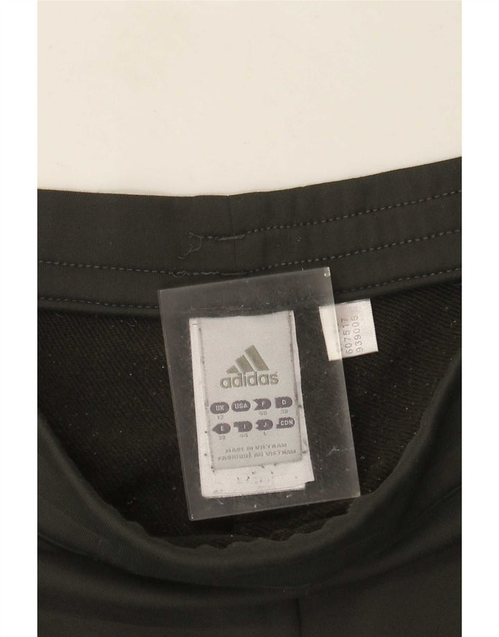 Adidas Damen-Trainingshose mit weitem Bein, UK 12, Mittelgrün, Polyester