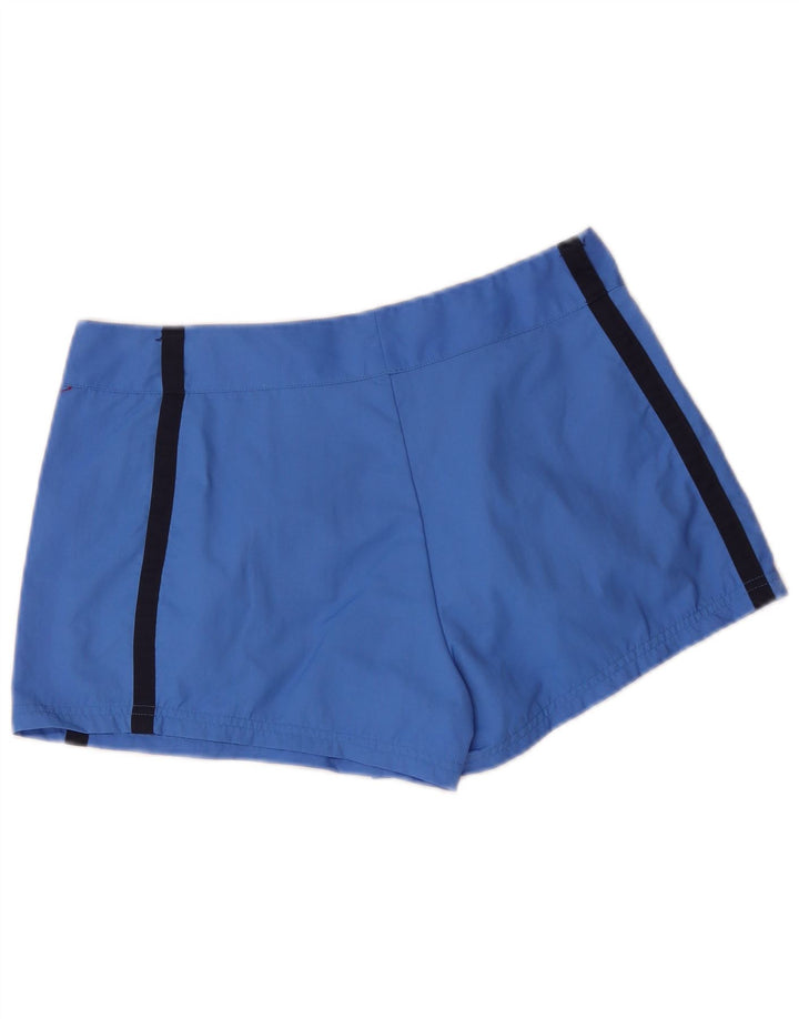Nautica Damen Freizeitshorts Medium W30 Blaues Colourblock-Nylon
