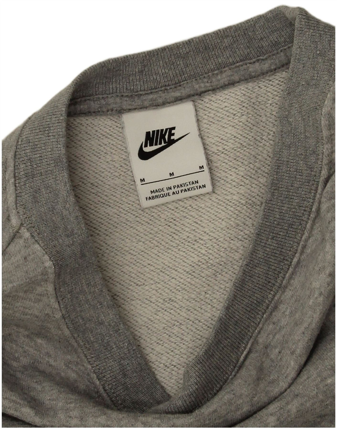 Nike Herren-Sweatshirt in Übergröße aus mittelgrauer Baumwolle