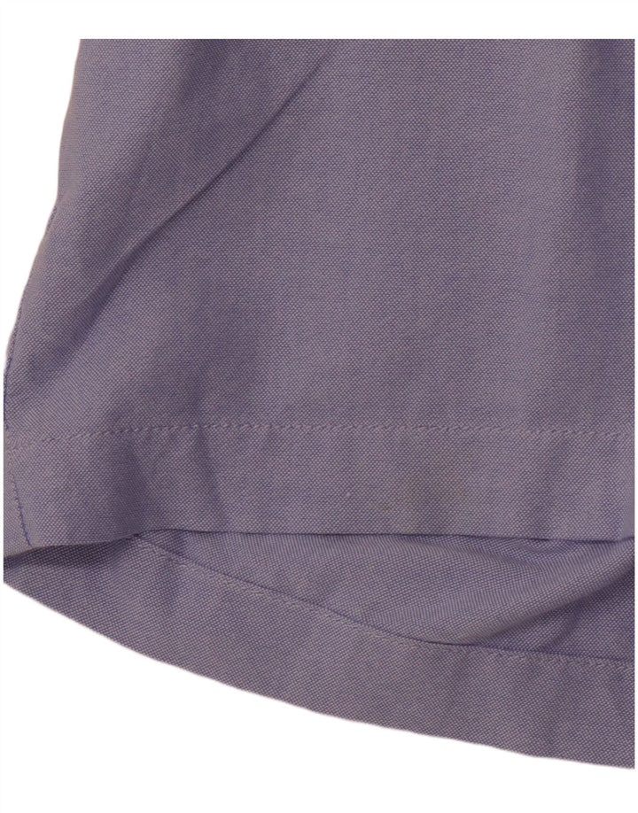 J. CREW Damen Chinoshorts US 10 Large W34 Blaue Baumwolle