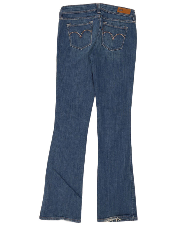 Levi's Damen Demi Curve Low Waist Skinny Bootcut Jeans W28 L34 Blaue Baumwolle