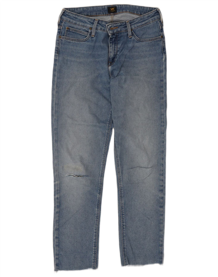 LEE Herren verkürzte Tapered-Jeans W28 L26 Blau