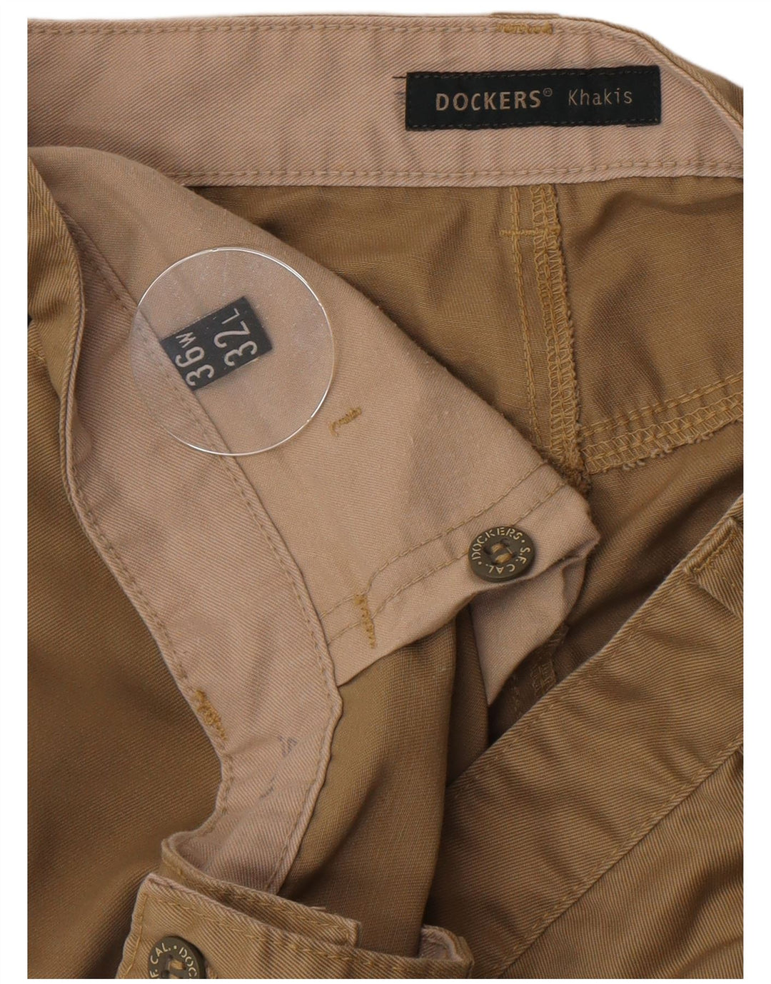 Dockers Herren Khakis Gerade Freizeithose W36 L29 Khaki