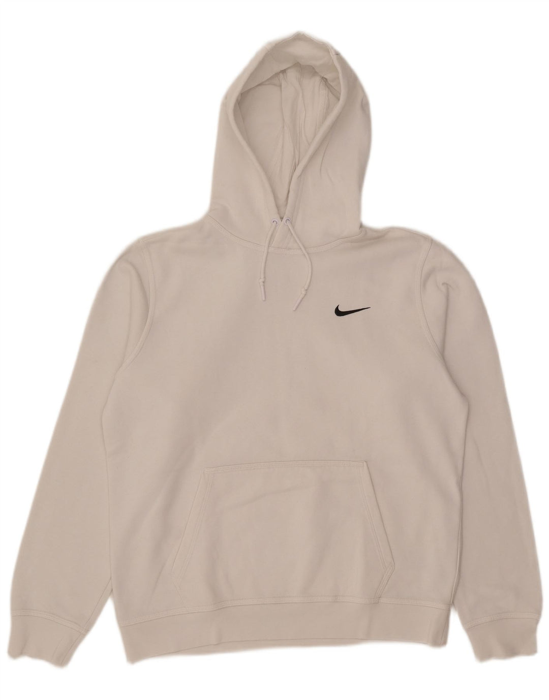 Nike Herren Kapuzenpullover aus mittelweißer Baumwolle