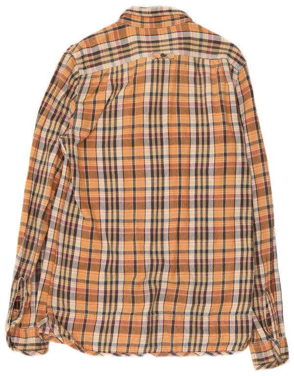 Superdry Herren-Flanellhemd, groß, mehrfarbig, kariert, Baumwolle