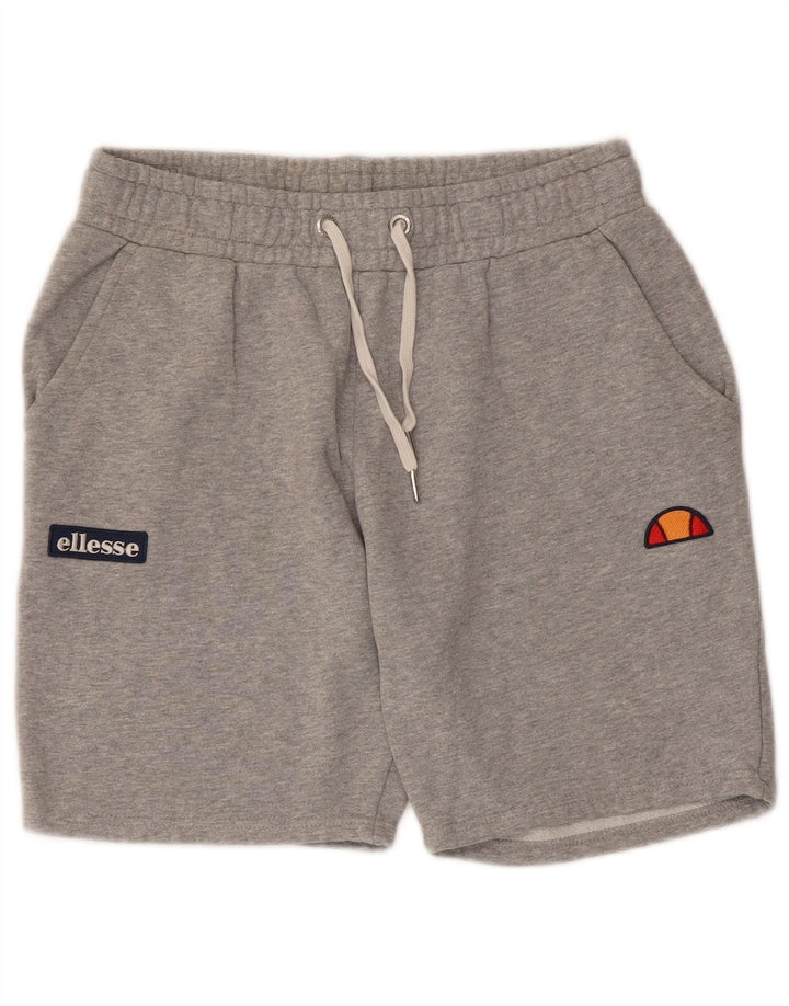 Ellesse Herren Sportshorts XS Grau gefleckte Baumwolle