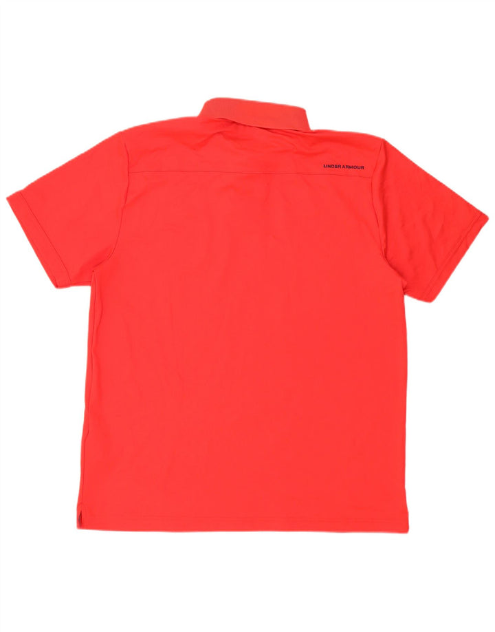 Under Armour Herren Heat Gear Poloshirt XL Rot Polyester