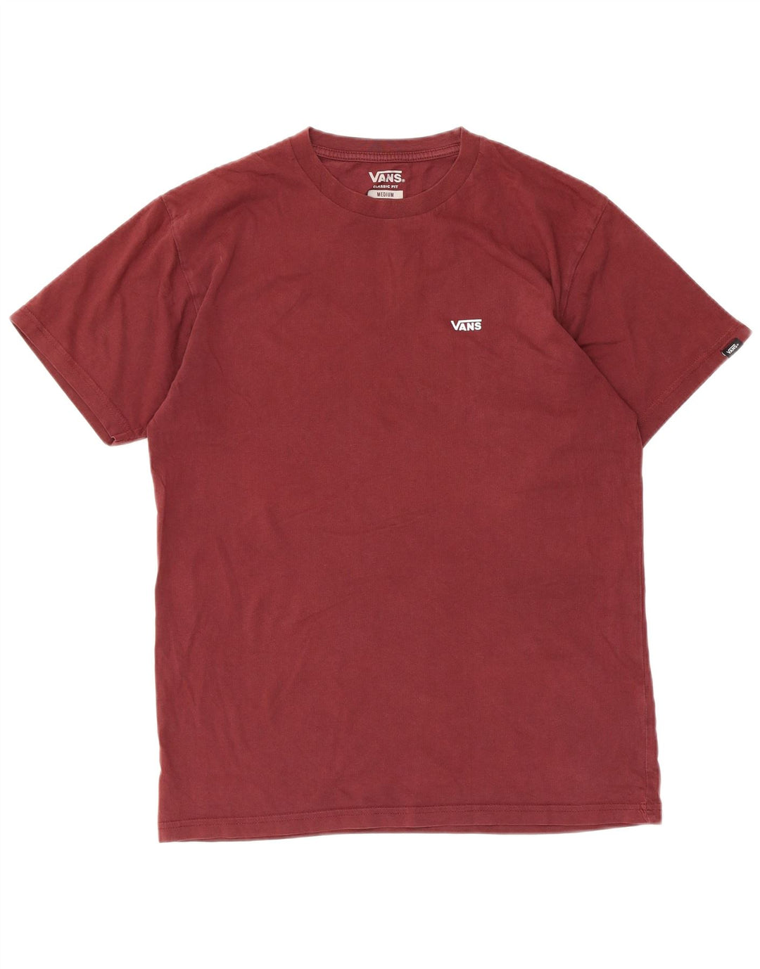 Vans Herren-T-Shirt mit klassischer Passform, mittlere kastanienbraune Baumwolle