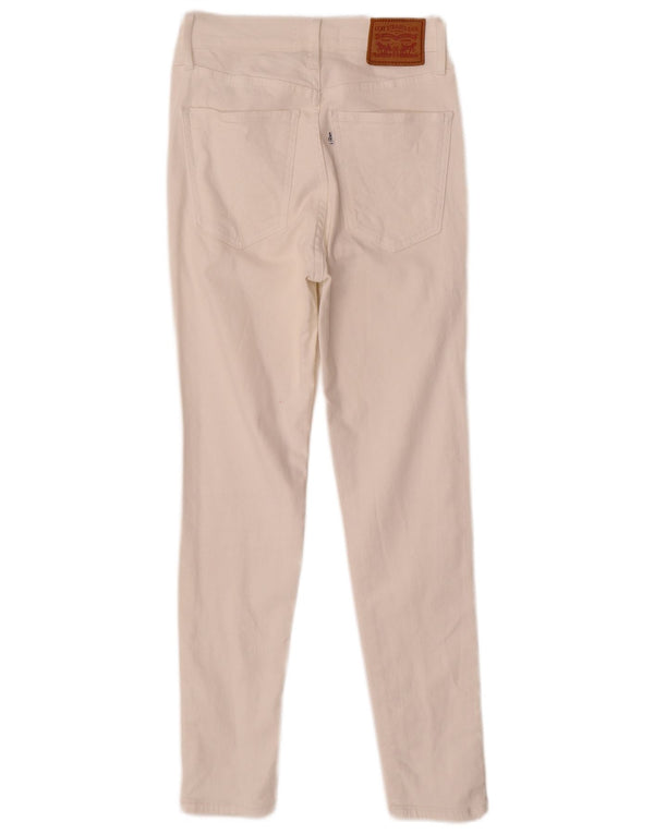 Levi's Damen Mile High Super Skinny Jeans W27 L27 Weiß