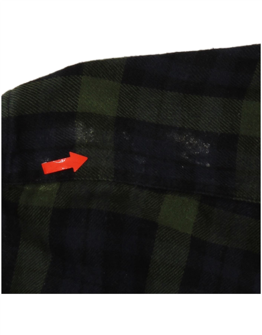 Jack Wills Herren-Flanellhemd mit klassischer Passform, groß, marineblau, kariert, Baumwolle