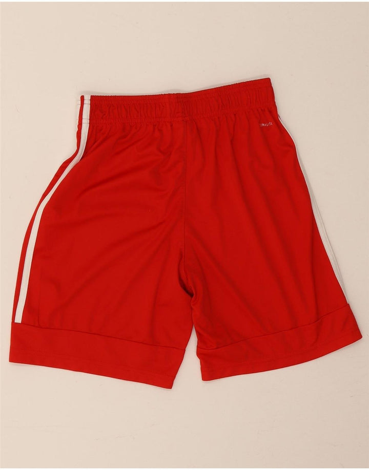 Adidas Jungen Sportshorts 13–14 Jahre, rotes Polyester