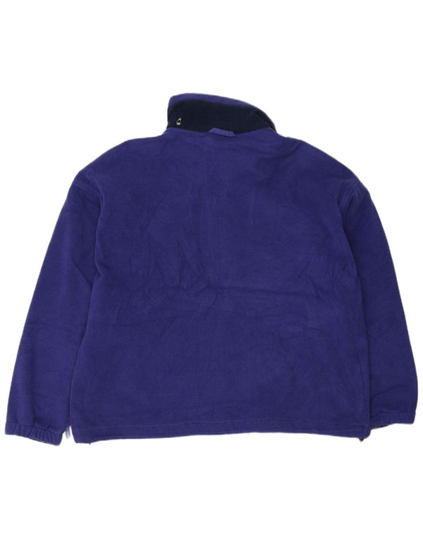 Columbia Damen-Oversize-Fleecejacke, UK 18, XL, Lila, Farbblock