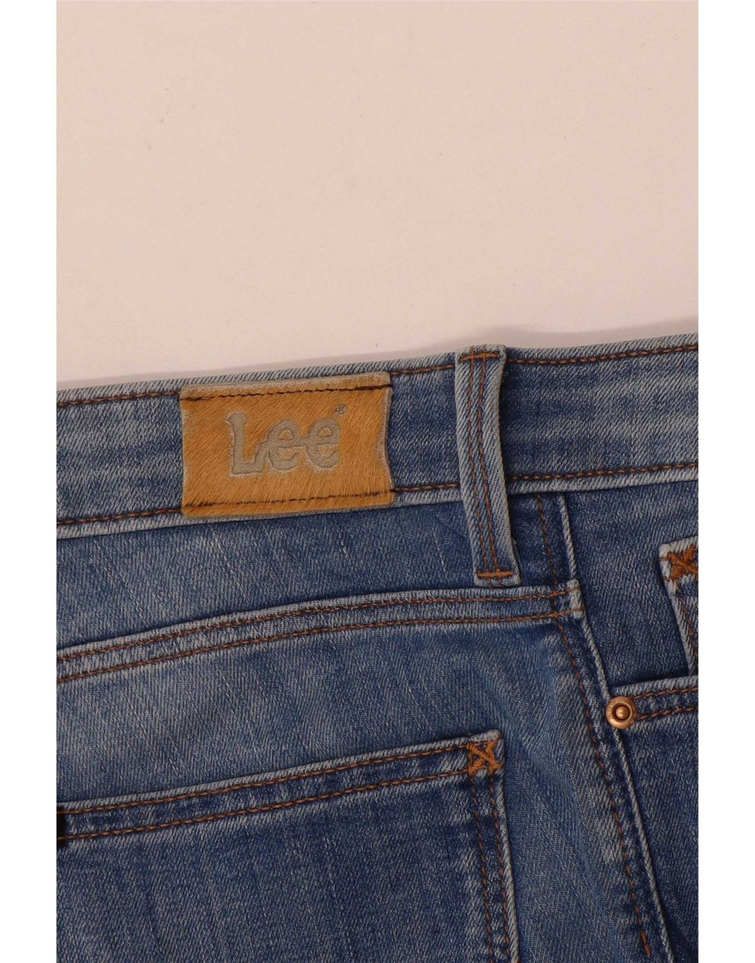 Lee Damen Slim Jeans W28 L27 Blau
