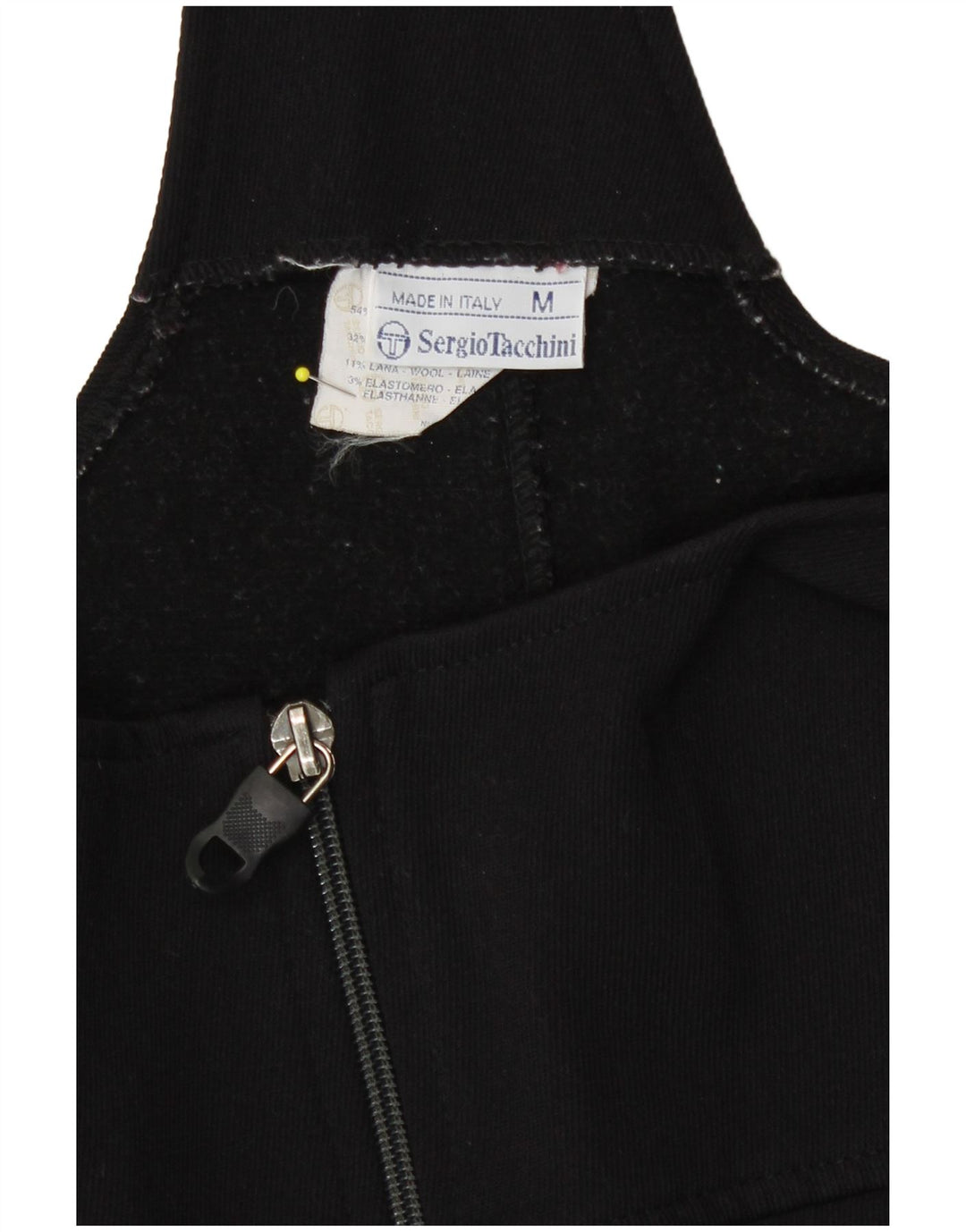 Sergio Tacchini Damen Ski-Latzhose mit Grafik, UK 12, Mittelschwarz