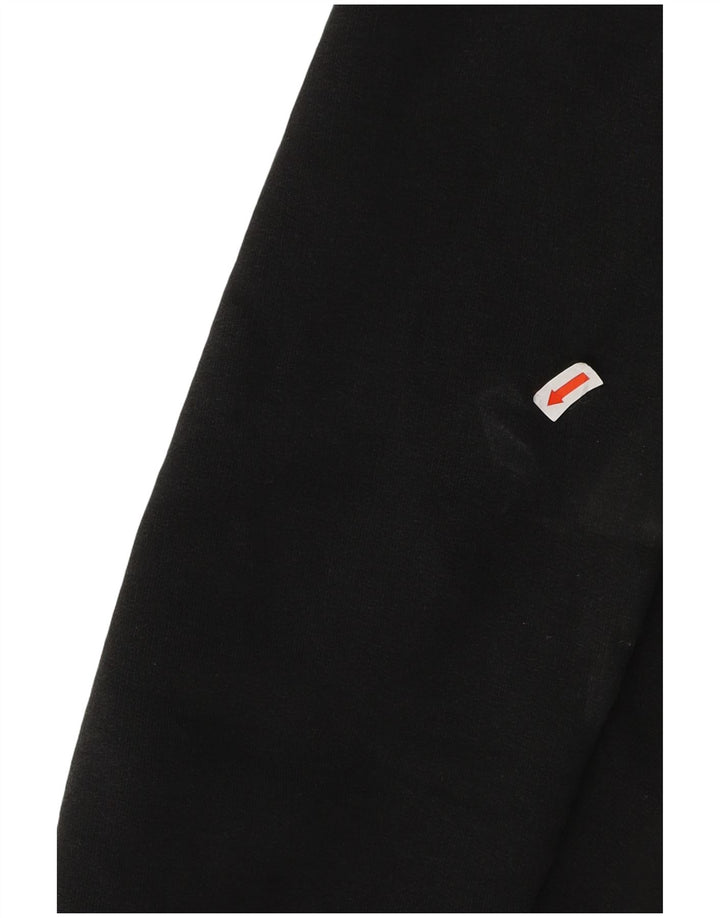 PUMA Damen Trainingshose Jogger UK 4 XS Schwarz Baumwolle