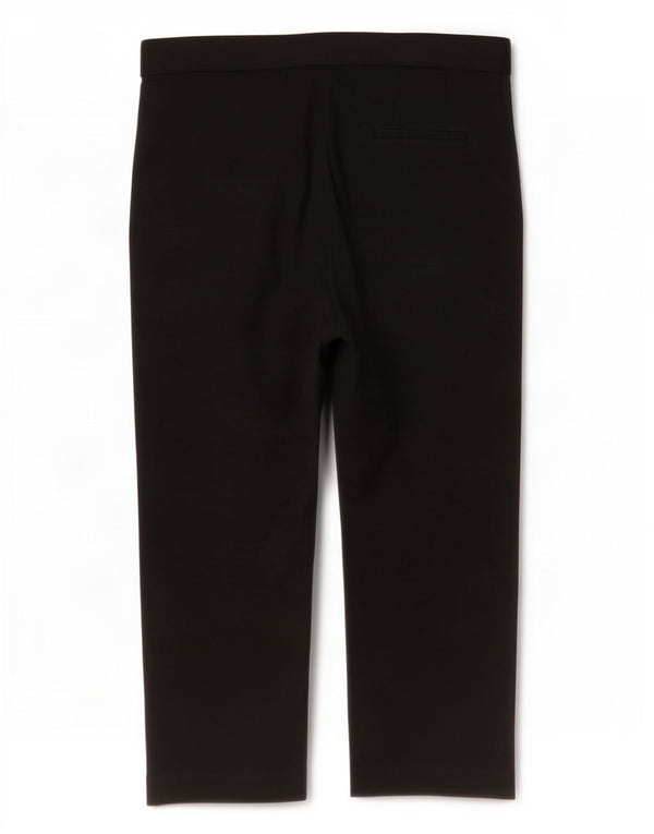 Marks & Spencer Damen Caprihose UK 12 Medium W32 L21 Schwarze Baumwolle
