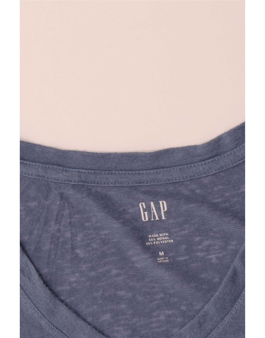 Gap Damen T-Shirt Top UK 14 Mittelblau Modal