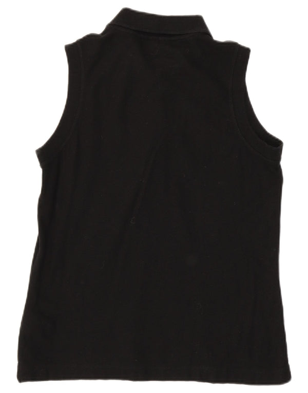 Fila Ärmelloses Poloshirt für Mädchen, 15–16 Jahre, XL, schwarze Baumwolle