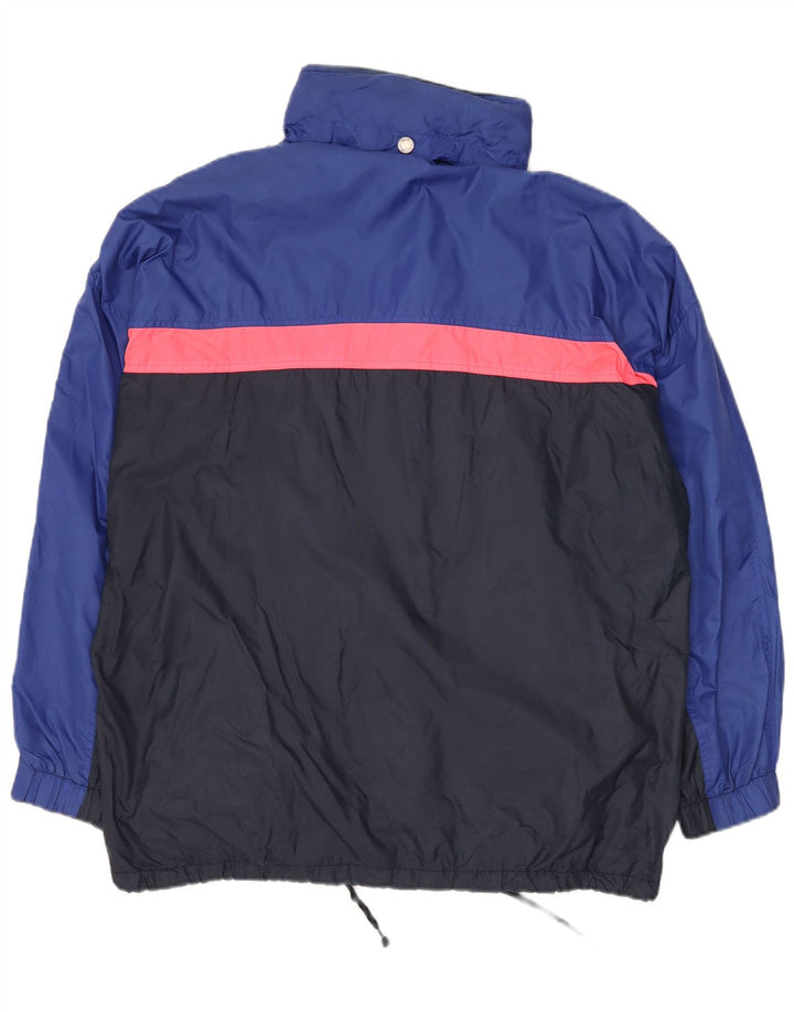 BRUGI Herren-Windbreaker-Jacke, UK 40, Größe L, Marineblau, Farbblock