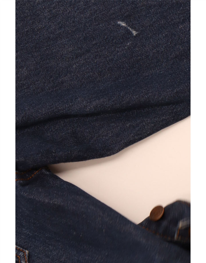 WRANGLER Herren Jeansjacke UK 40 Große marineblaue Baumwolle