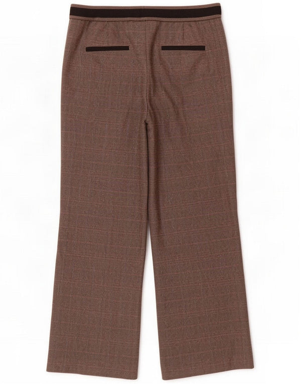 Marks & Spencer Damen Per Una verkürzte Hose UK 10 Small W30 L26 Braun