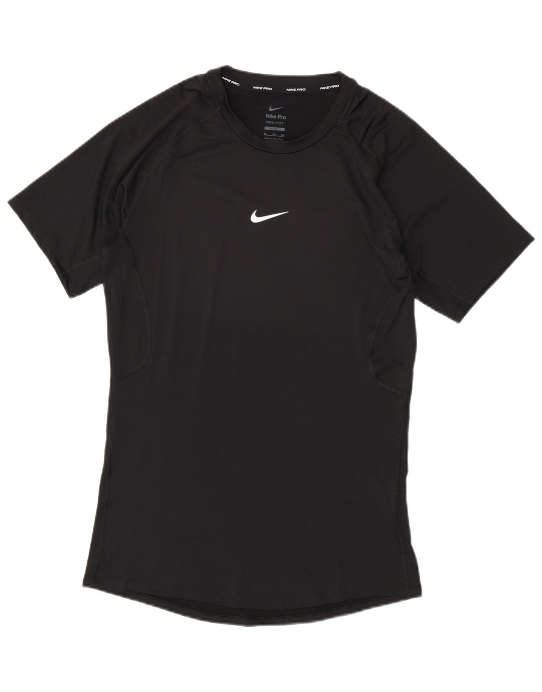NIKE Herren Tight Fit T-Shirt Top XL Schwarz Polyester
