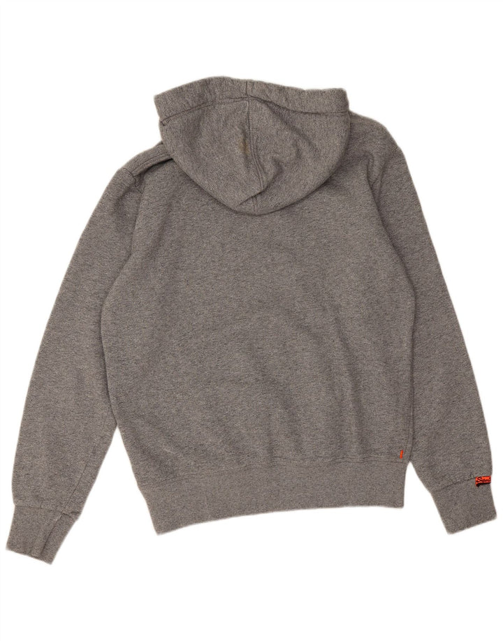Superdry Herren-Kapuzenpullover mit Grafik, Größe L, Grau, Baumwolle