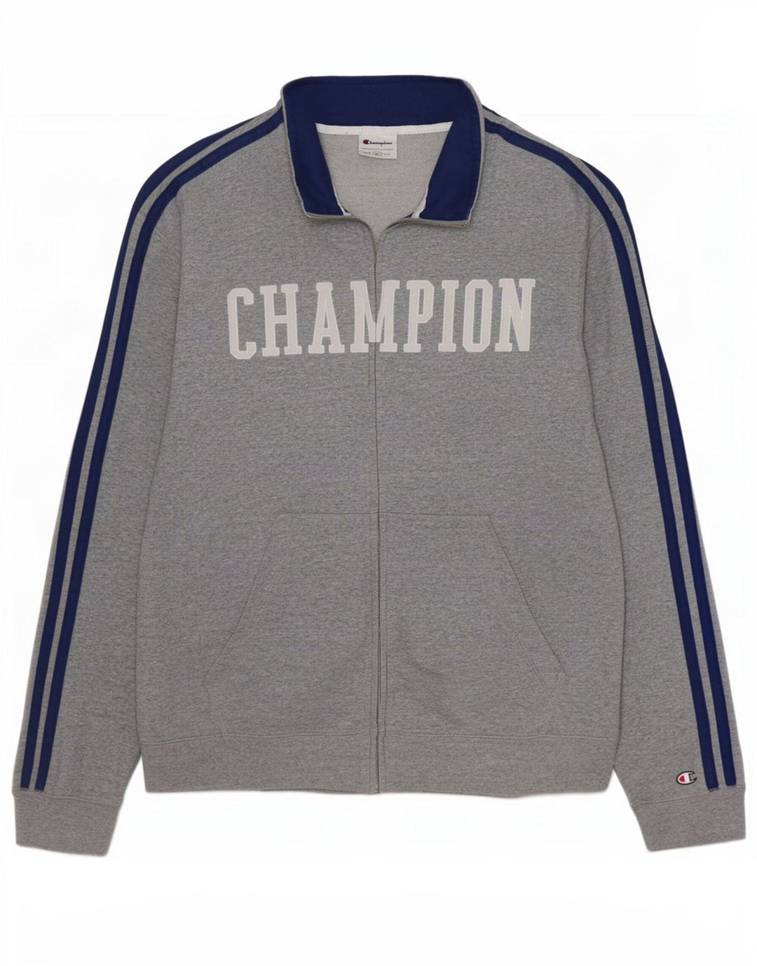 Champion Herren-Trainingsanzugoberteil mit Grafik, XL, Grau