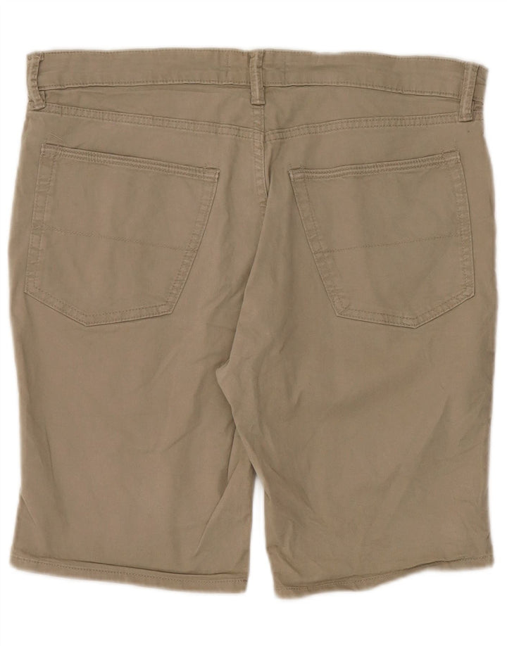 Marks & Spencer Herren-Freizeitshorts W34, große Khaki-Baumwolle