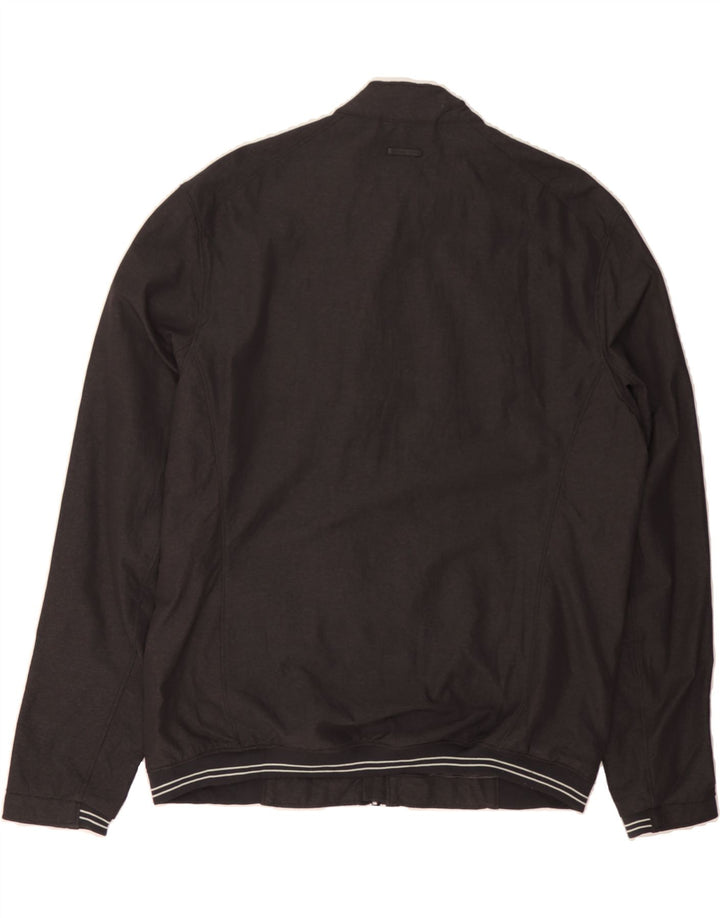 MICHAEL KORS Mens Bomber Jacket UK 40 Large Black Nylon Vintage Michael Kors and Second-Hand Michael Kors from Messina Hembry 
