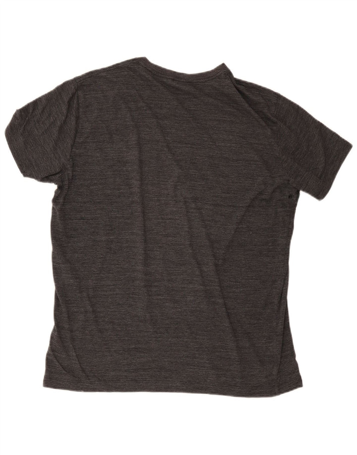 Diesel Herren T-Shirt Top XL Grau gefleckte Baumwolle