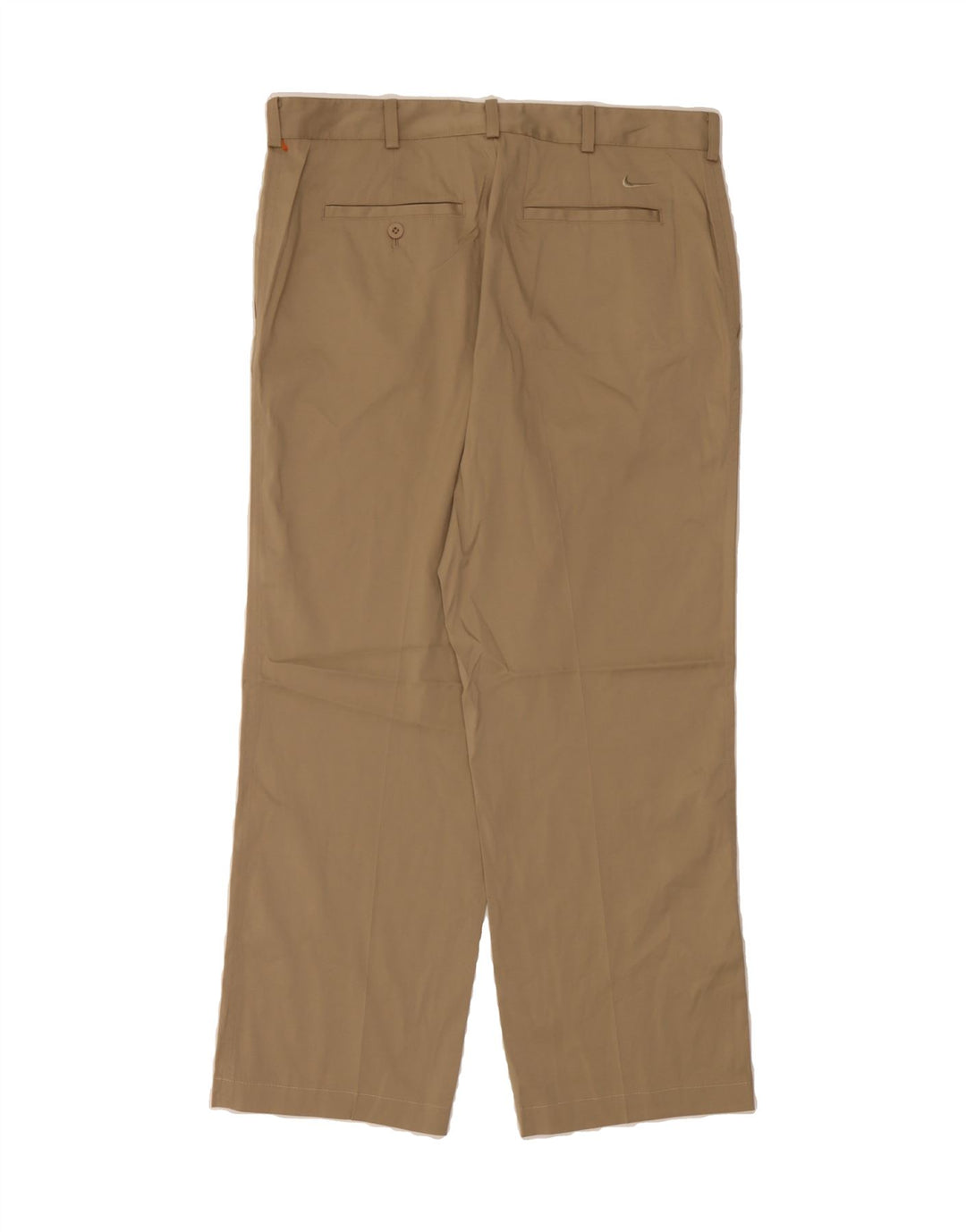 NIKE Mens Straight Chino Trousers W36 L30 Beige Polyester Vintage Nike and Second-Hand Nike from Messina Hembry 