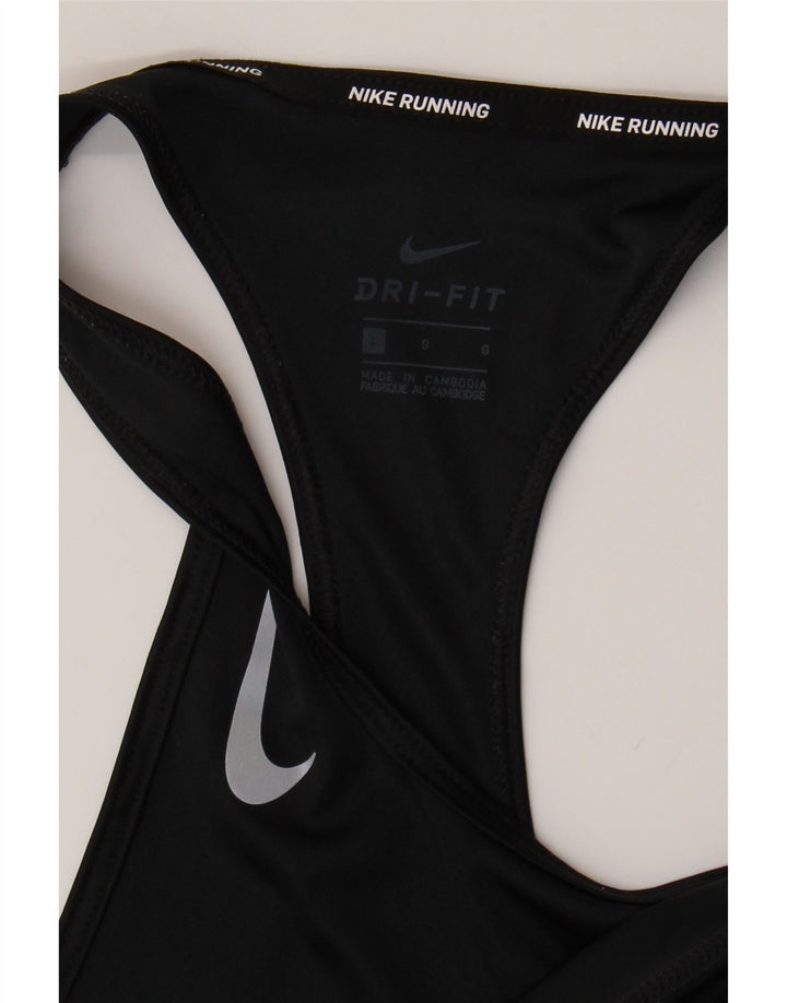 NIKE Damen Dri Fit Weste Top UK 14 Large Schwarz