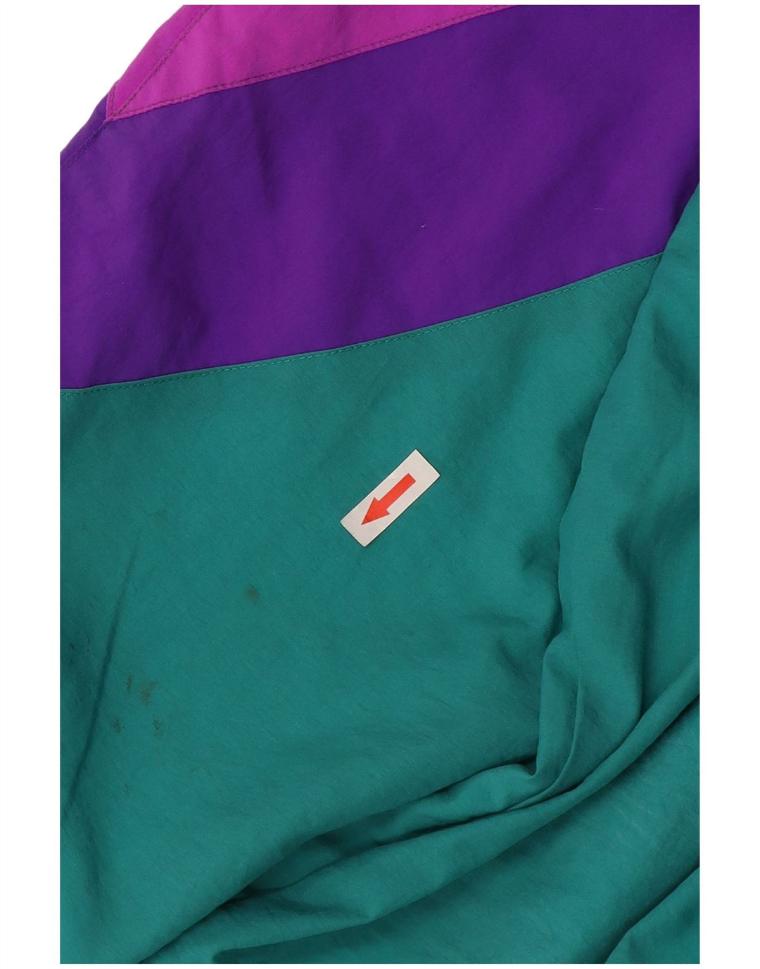 Fila Herren-Trainingsanzug, IT 54 XL, grünes Colourblock-Polyamid