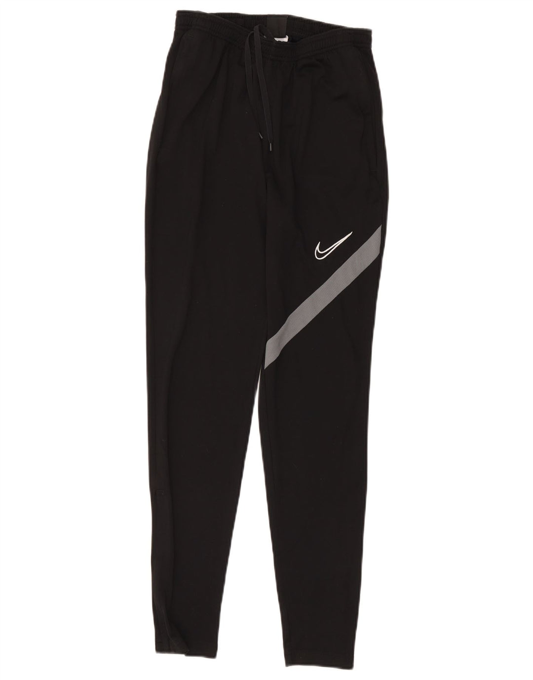 Nike Damen Dri Fit Graphic Trainingshose UK 8 Small Schwarz Polyester