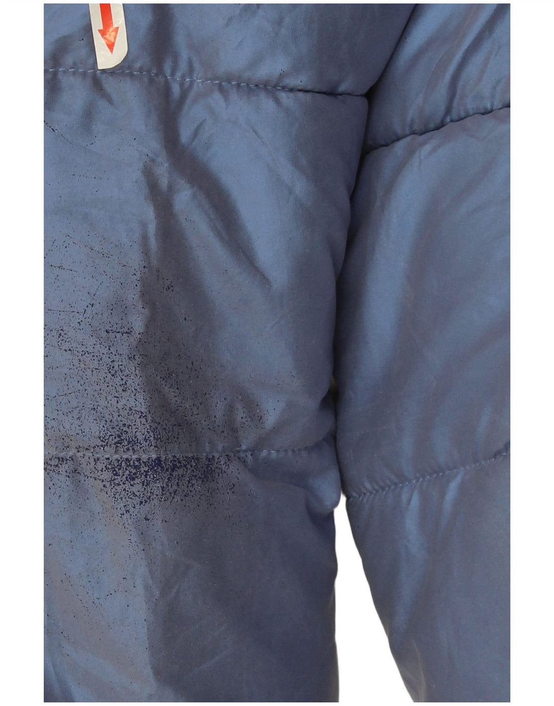 Levi's wattierte Mädchenjacke mit Kapuze, 13–14 Jahre, blaues Colourblock-Polyester