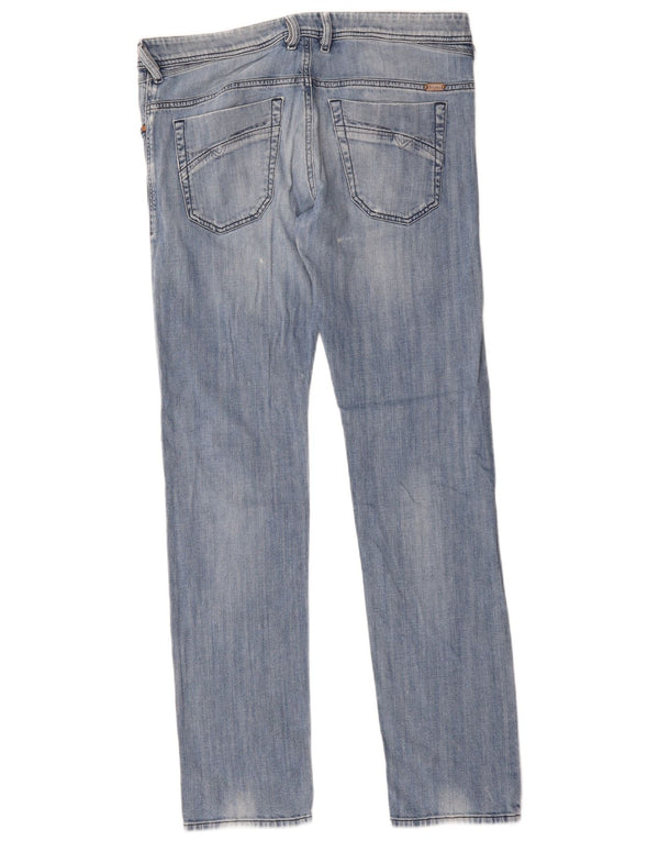 Diesel Herren Iakop Regular Slim Tapered Jeans W34 L34 Blaue Baumwolle