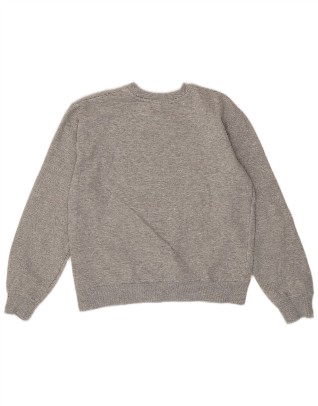 Zara Damen-Sweatshirt in Übergröße, Gr. 10, Größe S, grau gefleckte Baumwolle