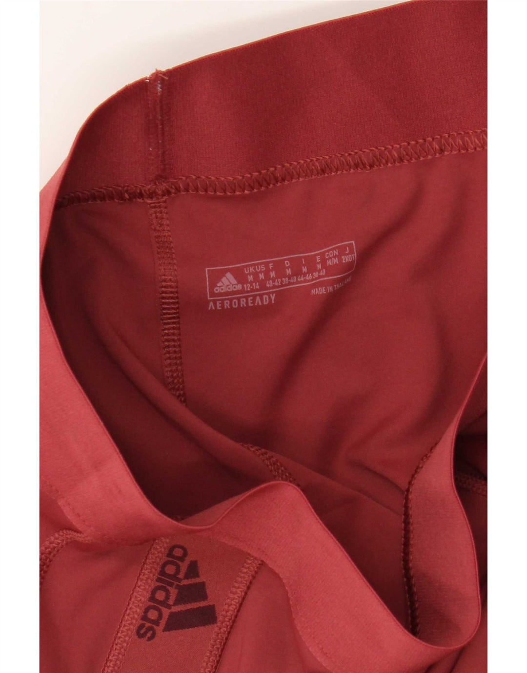 Adidas Damen Aeroready Graphic Leggings UK 12/14 Mittelrot
