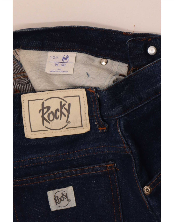 Rocky Damen-Jeansrock, mittelgroß, W30, blaue Baumwolle