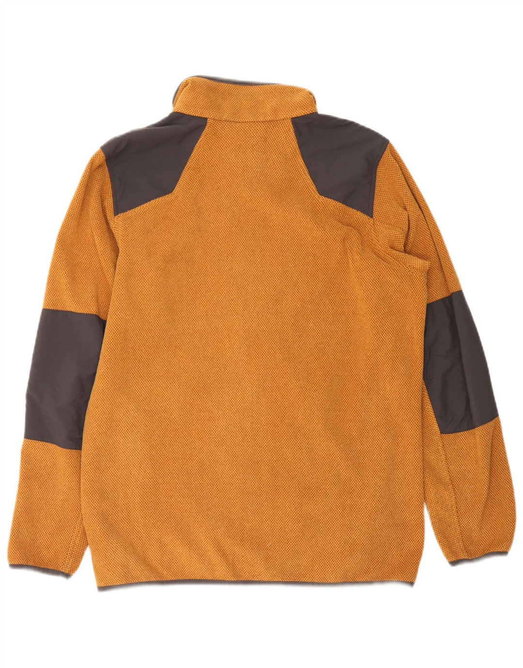 Columbia Herren-Fleecejacke aus mittelorangefarbenem Colourblock-Polyester