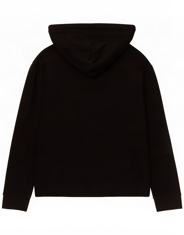 Massimo Dutti Damen Kapuzenpullover UK 14 Medium Black Herringbone