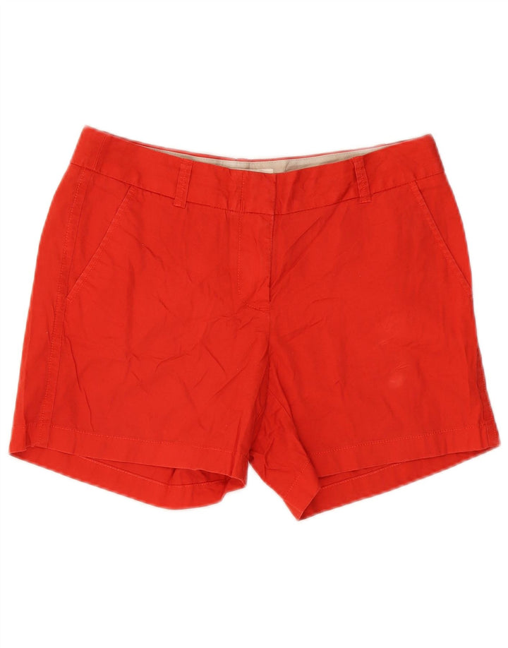 J. Crew Damen Chinoshorts US 4 Small W30 Rote Baumwolle