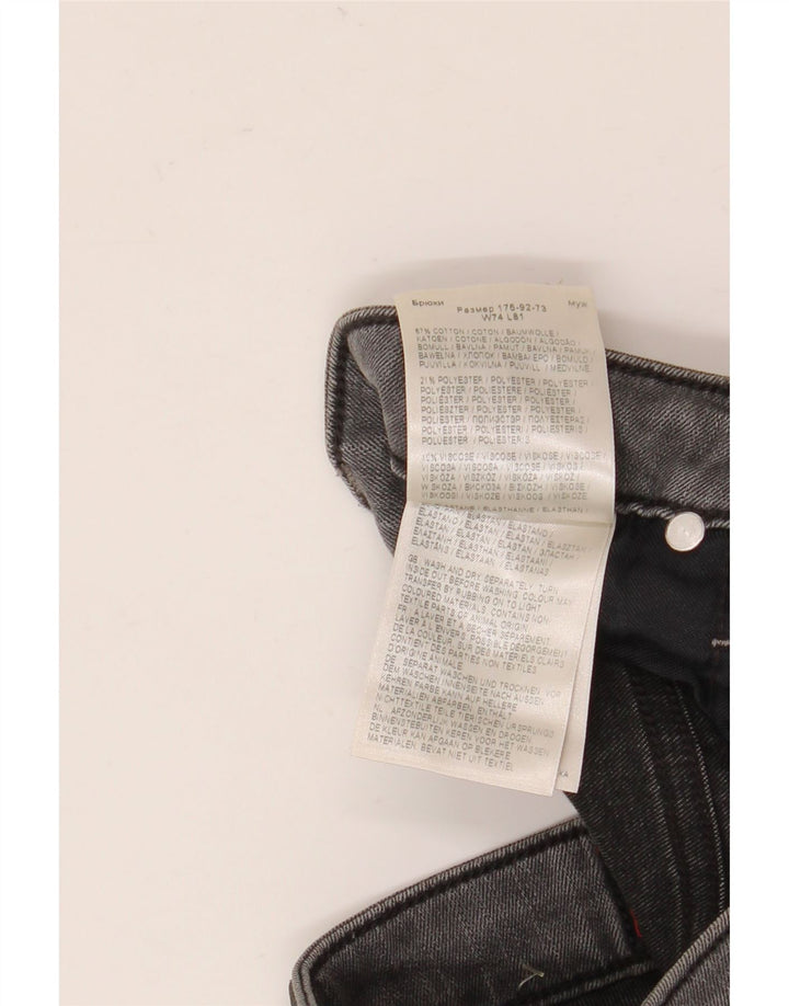 Lee Herren Malone Skinny Jeans W29 L32 Graue Baumwolle