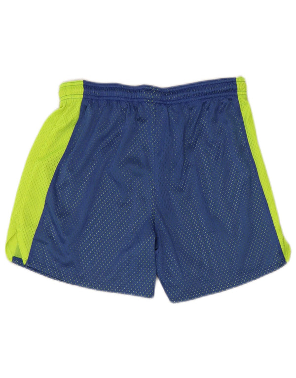 Under Armour Damen-Sportshorts UK 10 Small Blaues Colourblock-Polyester